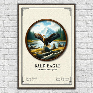 Affiche Série de zoologie de l'aigle royal
