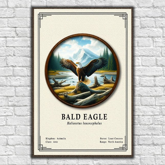 Affiche Série de zoologie de l'aigle royal (Créateur téléchargé)