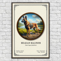 Série de zoologie du Malinois belge