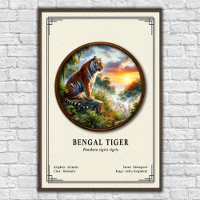 Série de zoologie du tigre du Bengale