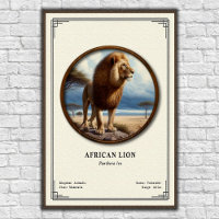 Série de zoologie sur le lion africain