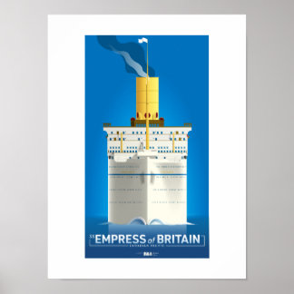 Affiche SÉRIE LINER CLASSIQUE - SS Empress of Britain