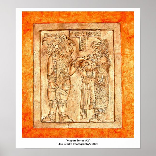 Affiche Série photo Maya Carvings #2 (Devant)