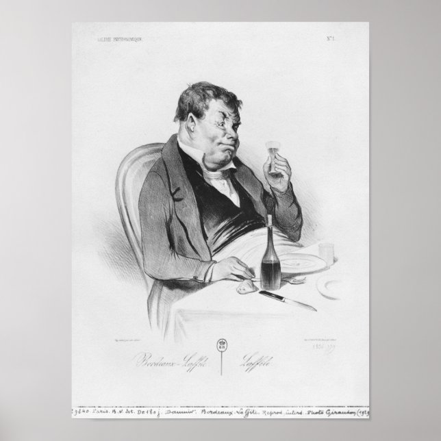 Affiche Series 'Galerie physionomique', Bordeaux (Devant)