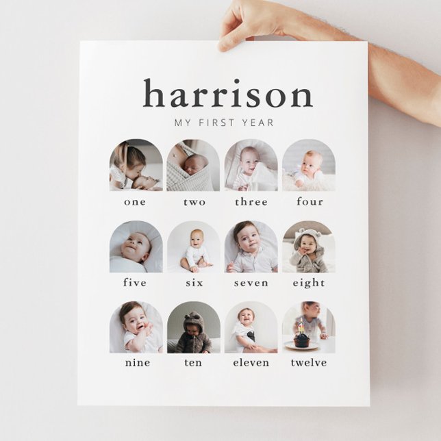 Affiche Serif Arches 1ère année Photo Collage (Créateur téléchargé)