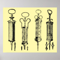 Seringues médicales vintage 1929