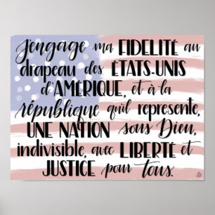 Affiche Serment de fidélité en français