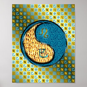 Affiche Serpent à eau et Leo