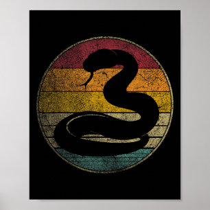 Affiche Serpent - Amour Vintage Femmes Enfants Hommes Retr