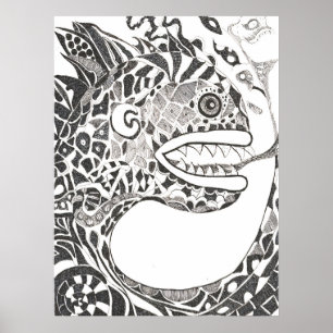 Affiche Serpent Ancien Dynamique