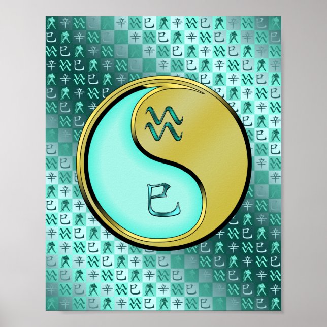 Affiche Serpent Aquarius et Métal (Devant)