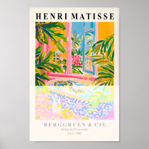 Affiche Serpent Dans L'Affiche De Bain, Matisse Print, Dop