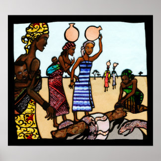 Affiche Serpent dans le puits - un conte populaire africai