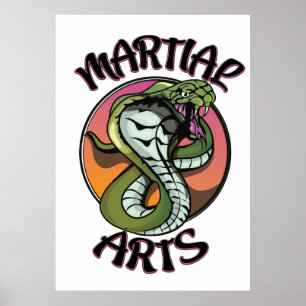 Affiche Serpent des arts martiaux