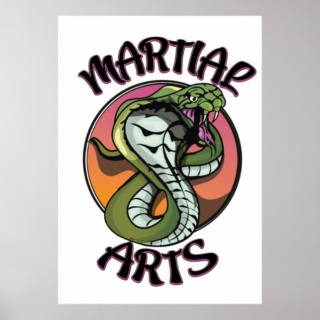 Affiche Serpent des arts martiaux (Devant)