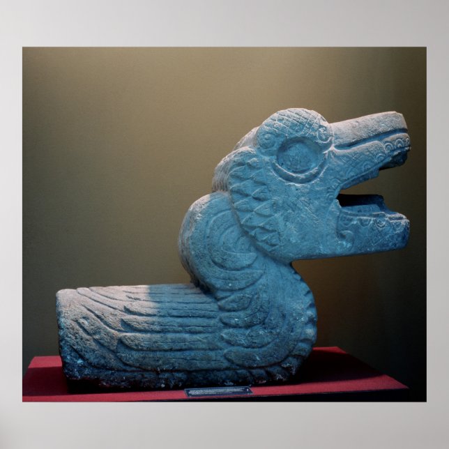 Affiche Serpent en plumée, 800-900 après JC (Devant)