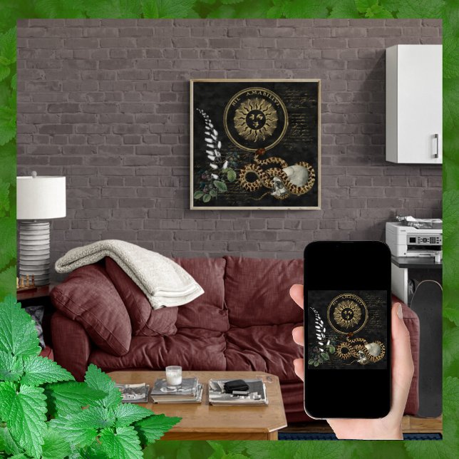 Affiche Serpent et baies (Créateur téléchargé)