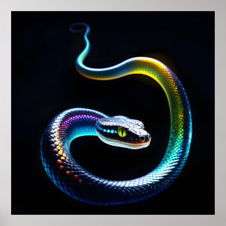 Affiche Serpents Iridescents