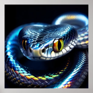 Affiche Serpents Iridescents