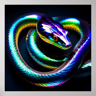Affiche Serpents Iridescents