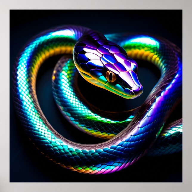 Affiche Serpents Iridescents (Devant)