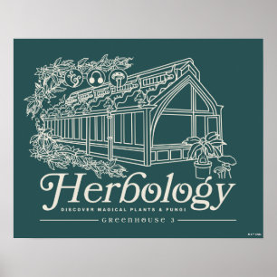 Affiche Serre de botanique magique HOGWARTS™