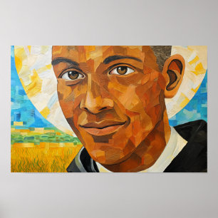 Affiche Serveuse légère Saint Martin de Porres