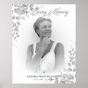 Affiche Service de Remémoration en Photos Chers Disparus N