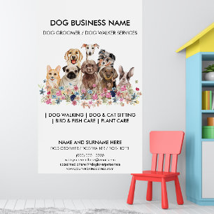 Affiche Service de Rencontre pour Petits Chiens