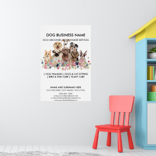 Affiche Service de Rencontre pour Petits Chiens