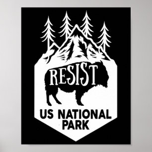 Affiche Service de résistance du parc national Alt Us