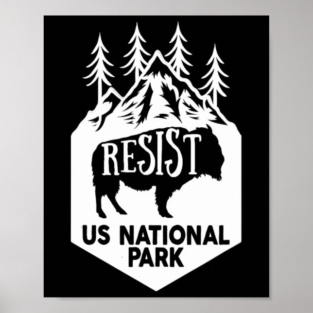 Affiche Service de résistance du parc national Alt Us (Devant)