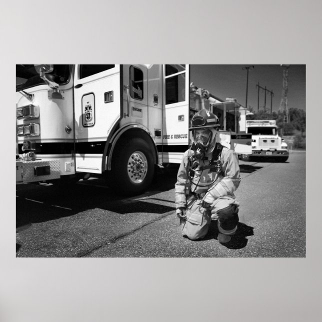 Affiche Service des incendies (Devant)