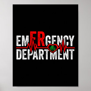 Affiche Service des urgences 4 juillet États-Unis St Patri