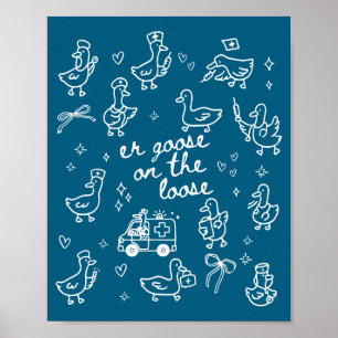 Affiche Service des urgences On Er Goose Loose