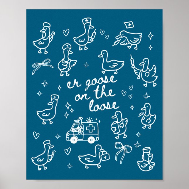 Affiche Service des urgences On Er Goose Loose (Devant)