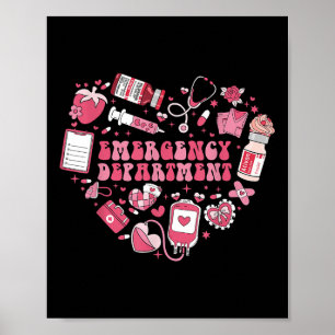 Affiche Service d'urgence Ativan Heart Er Nurse Valenti