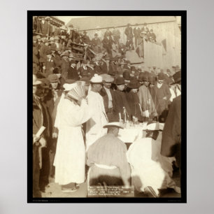 Affiche Service funéraire chinois SD 1891