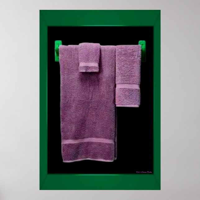 Affiche Serviettes de bain à imprimer (Devant)