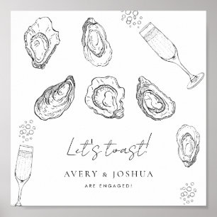 Affiche Serviettes Oysters