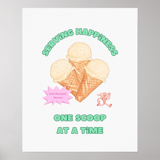 Affiche Serving Happiness (Devant)