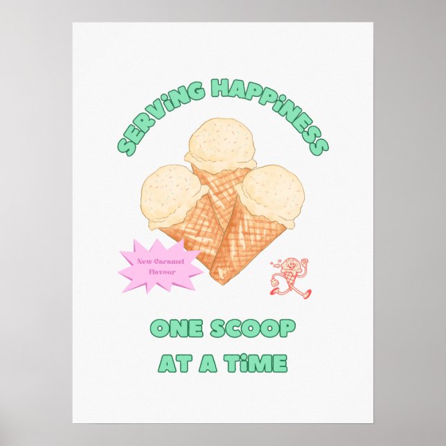 Affiche Serving Happiness (Devant)