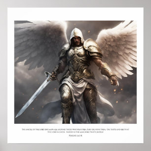 Affiche Ses anges nous protègent où que nous allions !