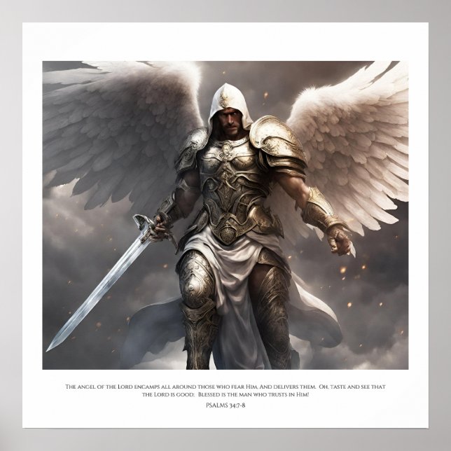 Affiche Ses anges nous protègent où que nous allions ! (Devant)