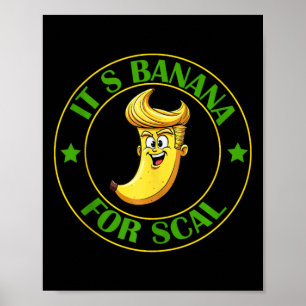 Affiche Ses bananes (pour l'échelle) Starship Trump Banana