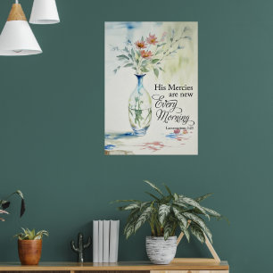 Affiche Ses miséricordes sont nouvelles chaque matin
