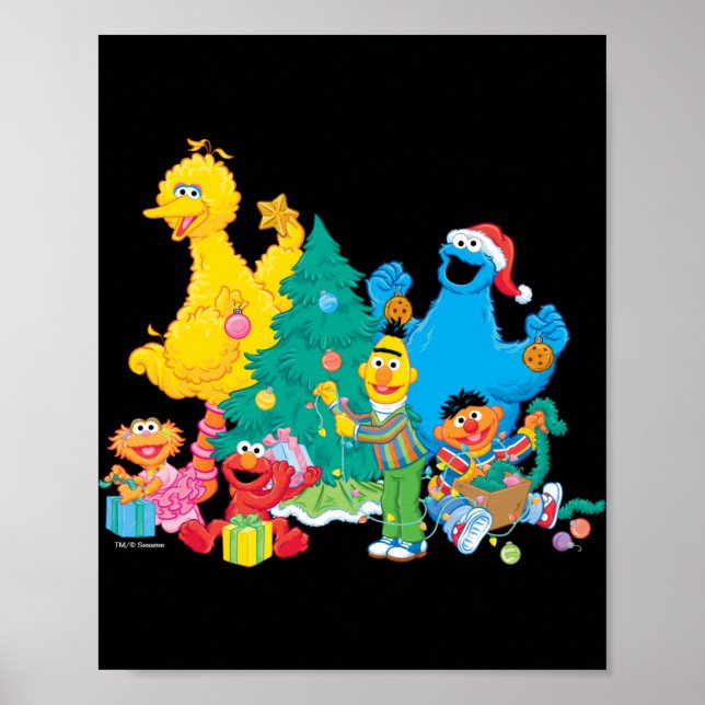 Affiche Sesame Street Christmas Pals  (Devant)