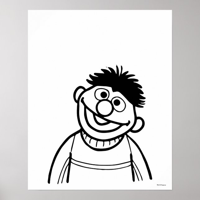 Affiche Sesame Street | Ernie (Devant)