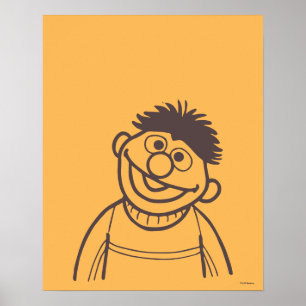 Affiche Sesame Street Ernie