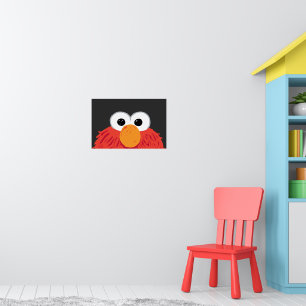 Affiche Sesame Street Gros visage d'Elmo
